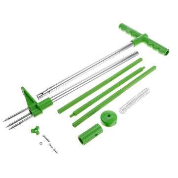 Portable Long Handled Lightweight Claw Weeder Durable Manual Outdoor Stand Up Garden Lawn Weed Pulle