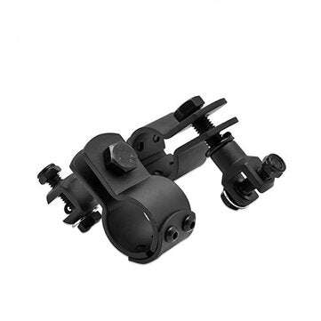 Motorcycle Rest Pedal Installation Clamp Guard Bar Pedal Fixed Bracket (COLOR: BLACK)