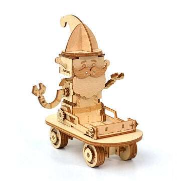 Newest DIY 3D Wooden Puzzle Assembly Toy Gift for Children Adult Phone Holder Phon... (TYPE: K10PRO)