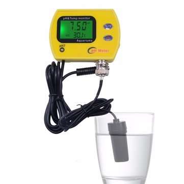 PH-991 PH Meter with Backlight Tester Durable Acidimeter Tool Temp Monitor for Aquarium Swim Pool Wa