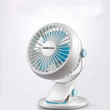 Portable USB Personal Fan USB Desk Clip Fan Portable Travel Clip Fan Rechargeable USB Mini Clamp Fan