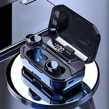 Mini TWS bluetooth 5.0 Wireless Earbuds CVC8.0 Noise Canceling Touch Control IPX7 Waterproof Earphon