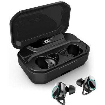 Mini TWS bluetooth 5.0 Wireless Earbuds CVC8.0 Noise Canceling Touch Control IPX7 Waterproof Earphon