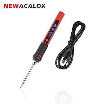 NEWACALOX PX-988USB DC5V 10W Soldering Iron Stainless Steel Welding Tips I/K/BCS/2C/2... (MODEL: 1#)