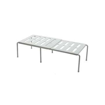 Multifunction Retractable Shelf Kitchen Iron Storage Rack For Cabinets Tableware Co... (COLOR: GREY)