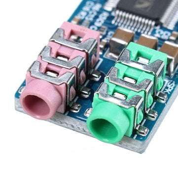 SANWU Free Drive USB Sound Card Notebook Computer External Sound Card Module USB CM108 Sound Card