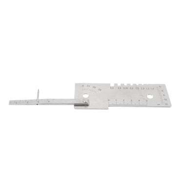 Machifit Universal 45 Degree Weld Gauge Welder Seam Inspection Measuring Ruler Welding Tool