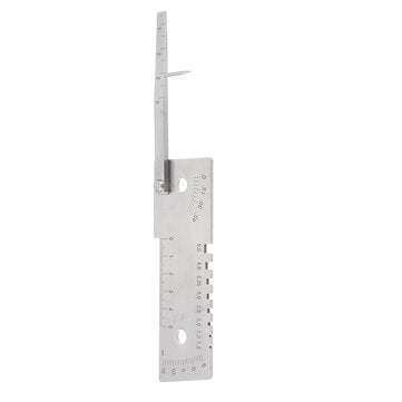 Machifit Universal 45 Degree Weld Gauge Welder Seam Inspection Measuring Ruler Welding Tool
