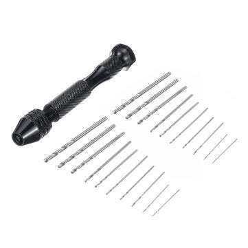 Mini Tiny Microo HSS TwIist Drill Bits Set 0.3-1.6mm Hand DIY Model Craft Tool Kit