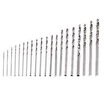 Mini Tiny Microo HSS TwIist Drill Bits Set 0.3-1.6mm Hand DIY Model Craft Tool Kit