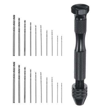 Mini Tiny Microo HSS TwIist Drill Bits Set 0.3-1.6mm Hand DIY Model Craft Tool Kit