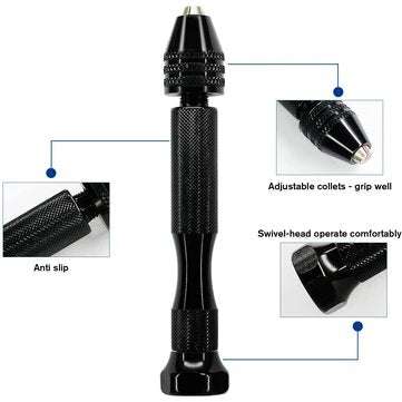 Mini Tiny Microo HSS TwIist Drill Bits Set 0.3-1.6mm Hand DIY Model Craft Tool Kit