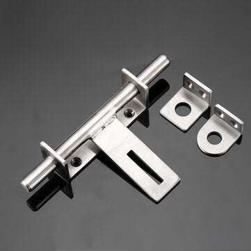 Sliding Bolt Gate Latch Door Thickened 304 Stainless Steel Barrel Bolt Door Latch Door Hasp with Pad