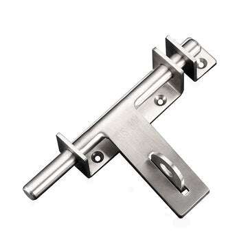 Sliding Bolt Gate Latch Door Thickened 304 Stainless Steel Barrel Bolt Door Latch Door Hasp with Pad
