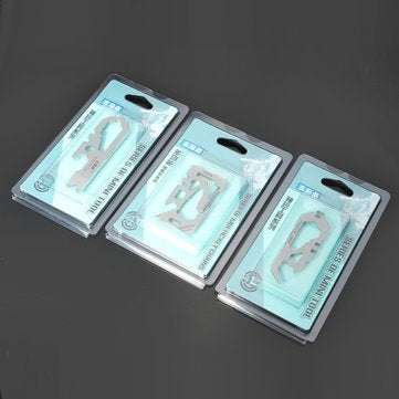 Sanrenmu SK016D  Mini Multi Tools Kit Nail Puller Wrench Opener Keychain