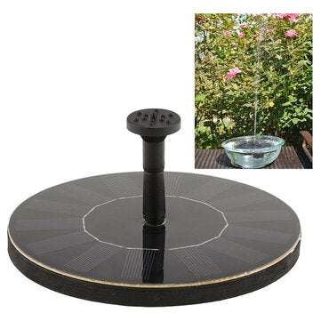 Mini Solar Power Water Fountain Garden Pool Pond Outdoor Solar Panel Bird Bath Floating Water Founta
