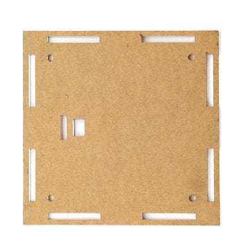 Transparent Module Case Housing Shell For Upgrade DIY EC1515B DS1302 LED Electronic Clock Kit