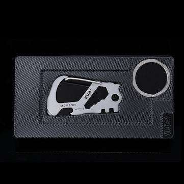 SANRENMU Multifunctional Keychain Tools Creative Car Waist Hanging for Men Women
