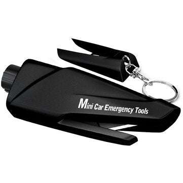 Multi-Function Car Safety Hammer Portable Window Breaker Escape Device (COLOR.: BLACK)
