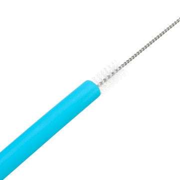 Reusable Straws Set 6PCS Silicone Straws Drinking Straws 6 Straight Straw With Brush