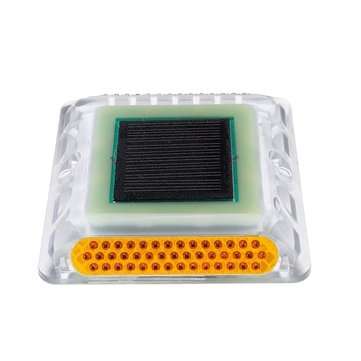 Solar Powered LED Outdoor Garden Ground  Road Stud Light Traffic Path Deck Dock Step Warning Lamp