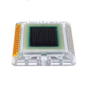 Solar Powered LED Outdoor Garden Ground  Road Stud Light Traffic Path Deck Dock Step Warning Lamp