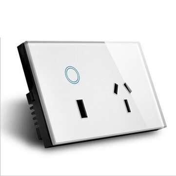 MAKEGOOD WiFi 2.4G 110V-240V US Standard Smart Switch Electrical Socket Wifi USB W... (COLOR: WHITE)