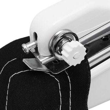 Mini Portable Sewing Machine Handheld Cordless Quick Clothes Stitch For Home Travel