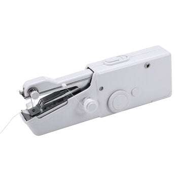 Mini Portable Sewing Machine Handheld Cordless Quick Clothes Stitch For Home Travel