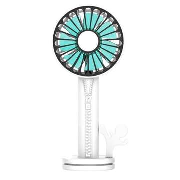 Multifunctional USB Desktop Zipper Fan (COLOR.: WHITE)