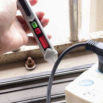 Tooltop T8901 Non-Contact Phase/Voltage Test Pen Multifunctional NCV 12-1000V AC Tester with Light +