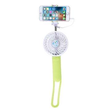 Portable Rechargeable Multifunctional Handheld Stretchable Selfie Stick Power Ban... (COLOR.: GREEN)
