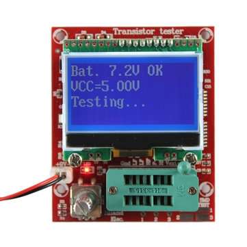 Original Hiland M644 Transistor Tester LCR Diode Transistor Zener Quartz Measurement Frequency Count