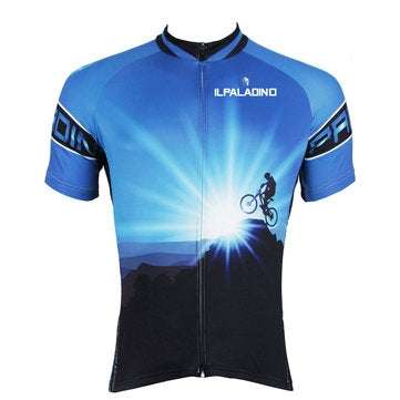 Men Cycling Jersey Bicycle Shirts Sleeve Cycling Jersey Motorcycle Shirt Quick Dry (SIZE: XS)