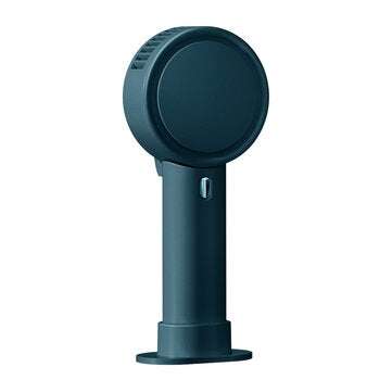 Protable Handheld Bladeless Fan Mini Hanging Neck Fan Desktop Cooling Fa... (TYPE: B | COLOR: GREEN)