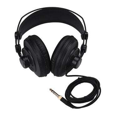 SAMSON SR850 Semi-open Headphone 50mm Drivers Portable Over-ear Stereo Music Sport... (COLOR: BLACK)