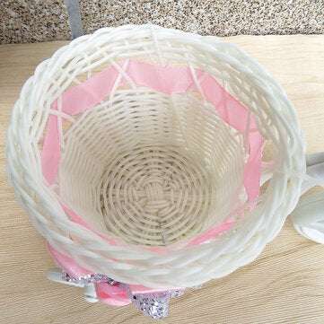 Mini Portable Handicraft Basket Bicycle Tricycle Basket Wedding Proposal Decorative Storage Basket F