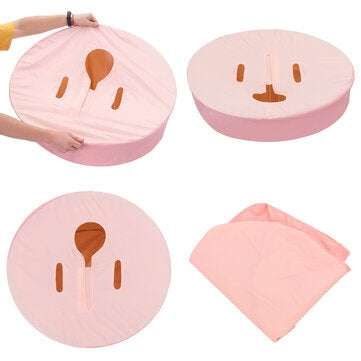Miaowu BWG-1 70cm Adult Folding Bath Barrel Insulation Cover for Bathroom-Pink