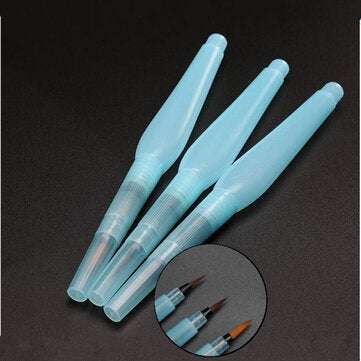 Portable Paint Brush Water Brush Pen Soft Watercolor Painting Brush Pen Painting D... (TYPE2: TYPE1)