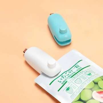 NINETYGO Portable Mini Bag Sealer Handheld Heat Sealer Bag Resealer Cutter for Plastic Bag Food Stor