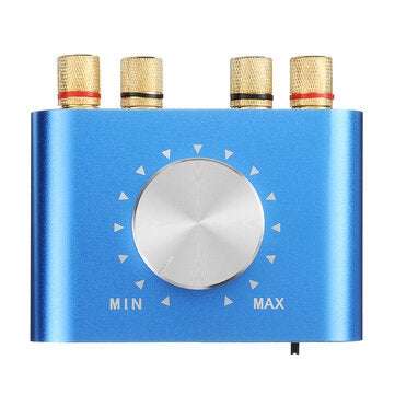 MINI-X35 bluetooth 5.0 100W Portable Amplifier Stereo Audio Sound A... (PLUG: EUPLUG | COLOR.: BLUE)