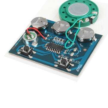 Programmable Music Board For Greeting Card DIY Gifts 30secs 30S Key Control Sound Voice Audio Record