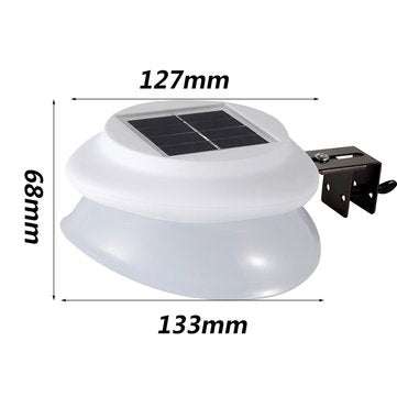Solar Powered 9 LED Fence Light Outdoor Garden Wall Lobby Pathway Lamp Waterproof