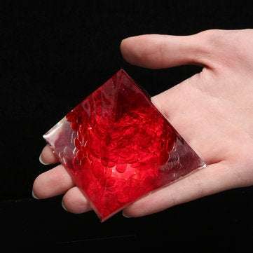 Orgone Pyramid Energy Generator Tower Healing Crystal Red Gemstone Home Decorations
