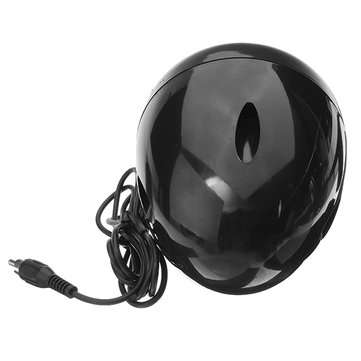 Motorcycle Bike Waterproof Speaker Amplifier Music Horn 3.5 inch Rear View Mirror Black Shark SPK96D