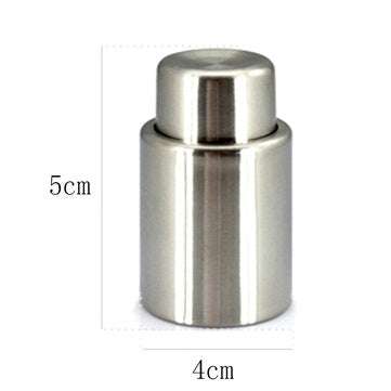 Stainless Steel Vacuum Sealed Wine Bottle Stopper Preserver Pump Sealer Bar Stopper Keep Your Best W
