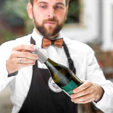 Stainless Steel Vacuum Sealed Wine Bottle Stopper Preserver Pump Sealer Bar Stopper Keep Your Best W