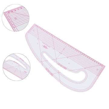 Pattern Maker Fashion Designing Ruler Multi Purpose Garment Making Marking Curve Ruler