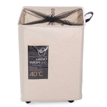 Single Mesh Cloth With Wheels Beam Hamper Oxford Cloth Storage Box Aluminum Frame Storage Baskets