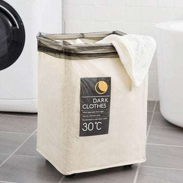 Single Mesh Cloth With Wheels Beam Hamper Oxford Cloth Storage Box Aluminum Frame Storage Baskets